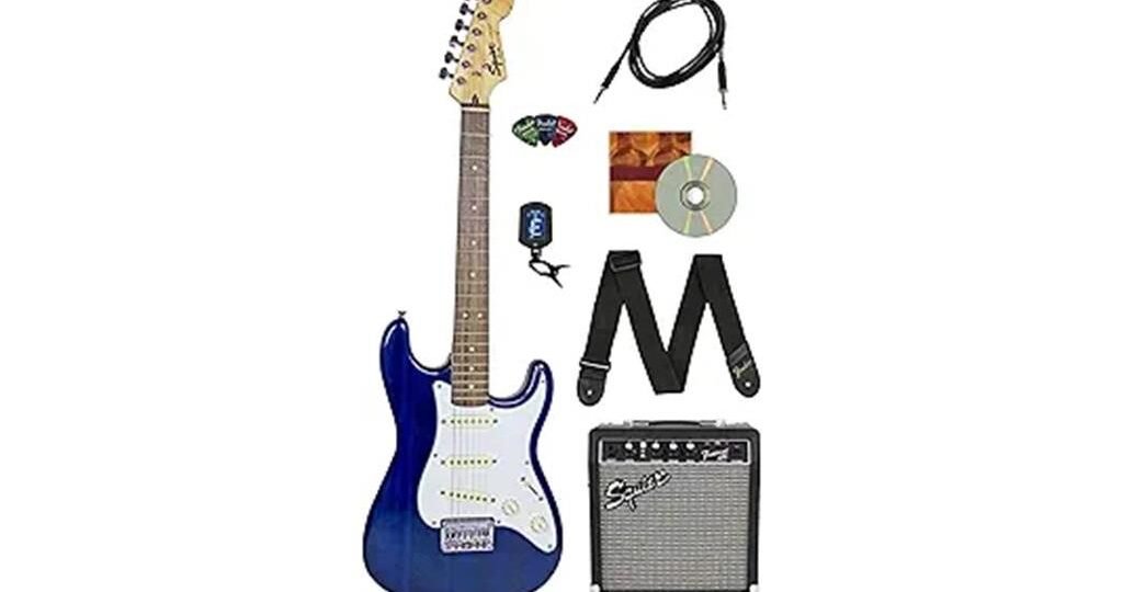 compact guitar starter kit